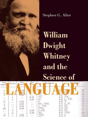 cover image of William Dwight Whitney and the Science of Language
